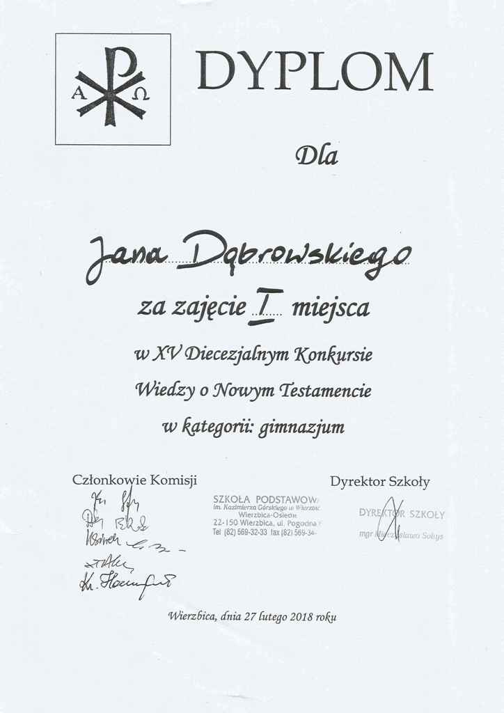 KONKURS BIBLIJNY