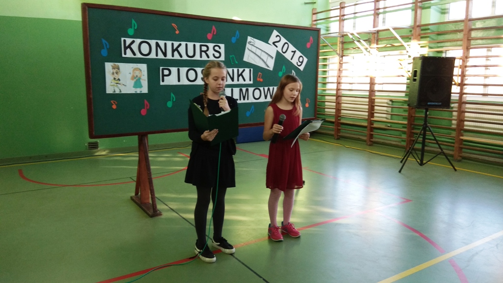 SZKOLNY KONKURS PIOSENKI FILMOWEJ 2019