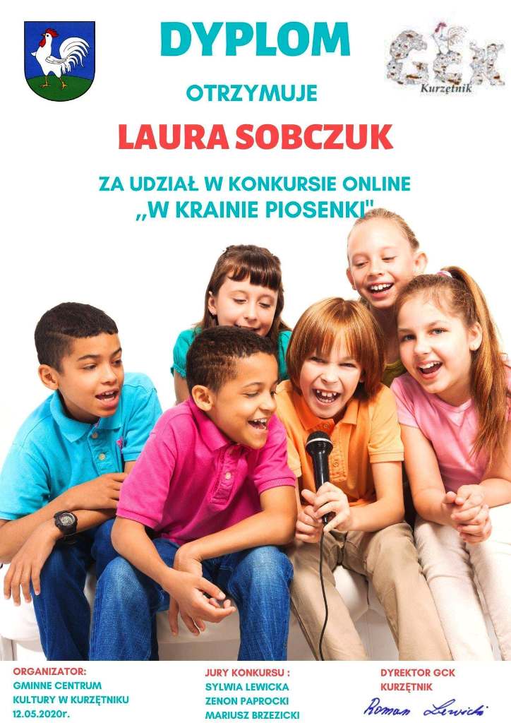 KONKURS ONLINE „W krainie piosenki”
