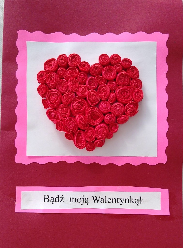 WALENTYNKOWE PRACE PLASTYCZNE od serca dla serca  