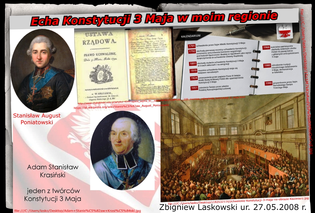 „ECHA KONSTYTUCJI 3 MAJA W MOIM REGIONIE”