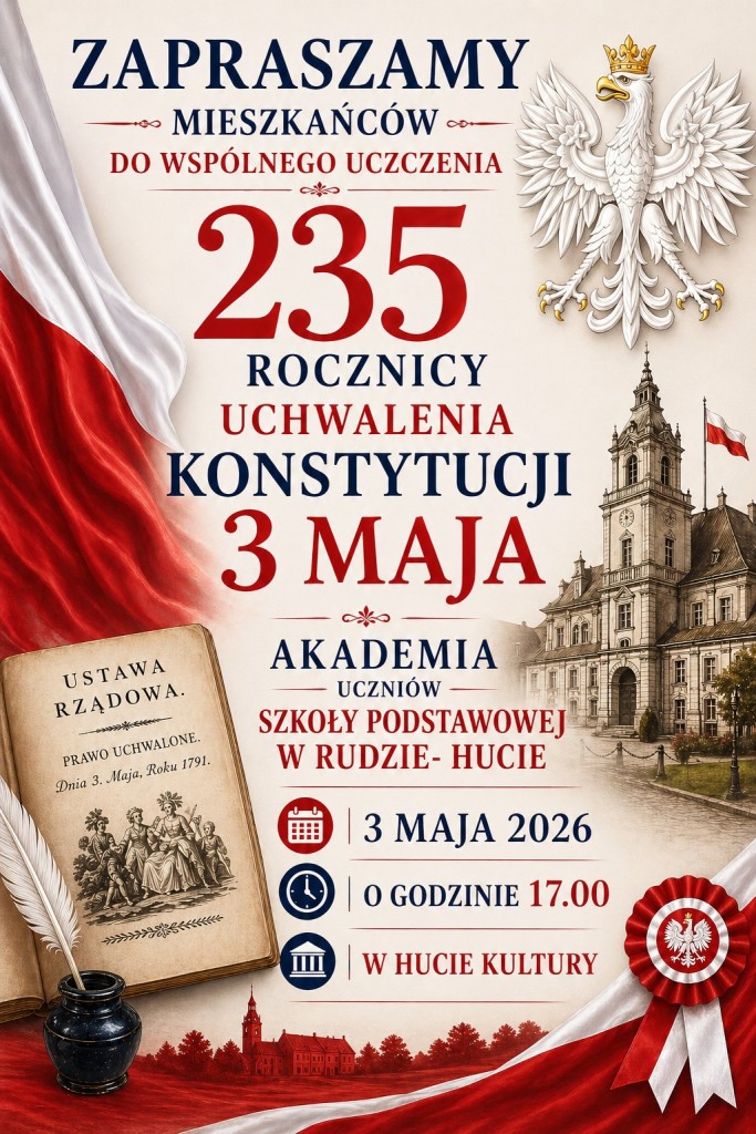zaproszenie 3 maja
